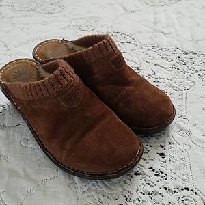 UGG brown mules
